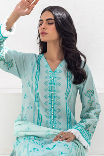 Embroidered Shirt Shalwar Dupatta - 0277