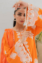 Embroidered Shirt Shalwar Dupatta - 0283