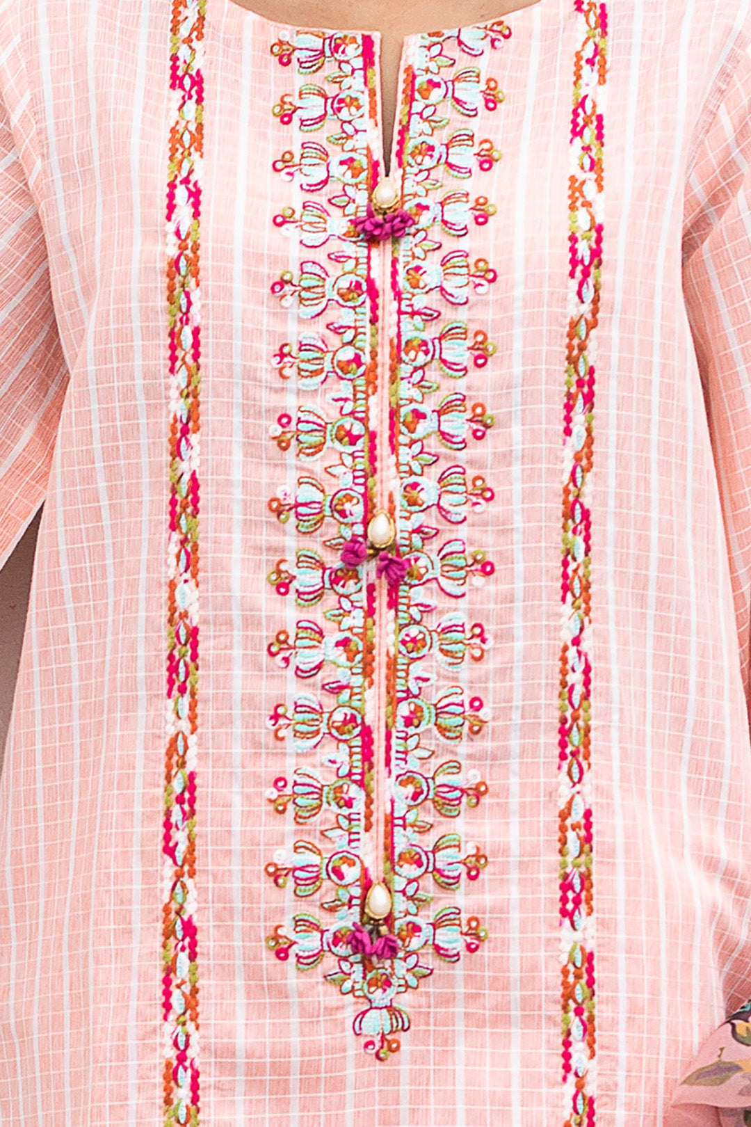 Embroidered Shirt Shalwar Dupatta - 0286