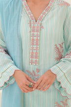 Embroidered Shirt Shalwar Dupatta - 0288