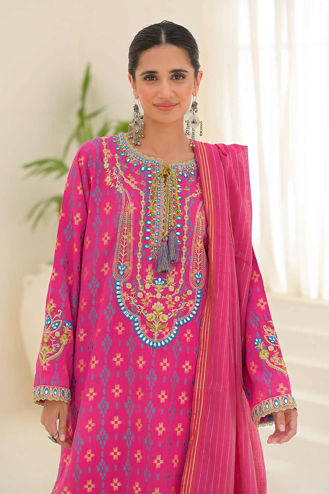 Embroidered Shirt Shalwar Dupatta - 0289