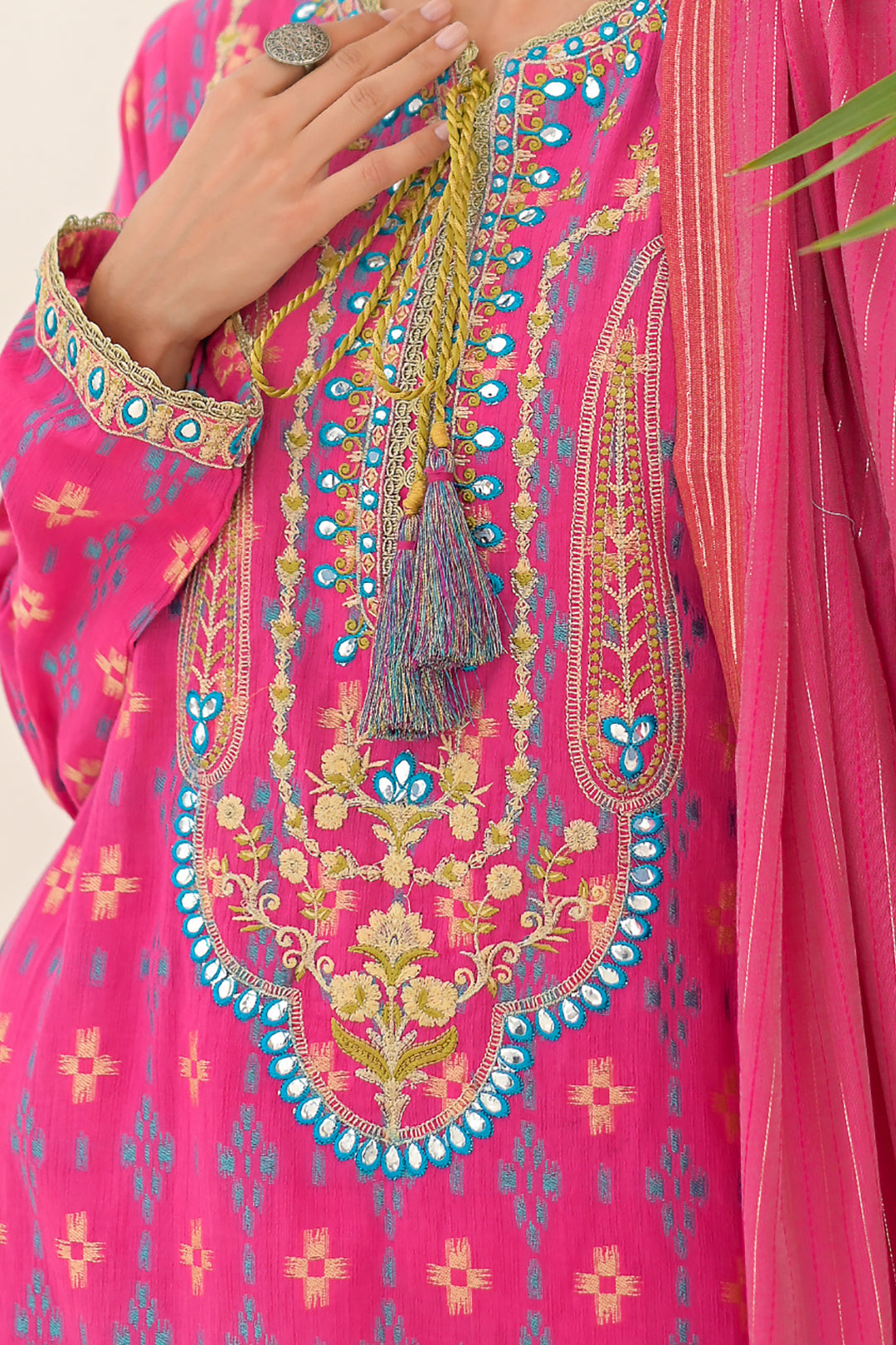 Embroidered Shirt Shalwar Dupatta - 0289