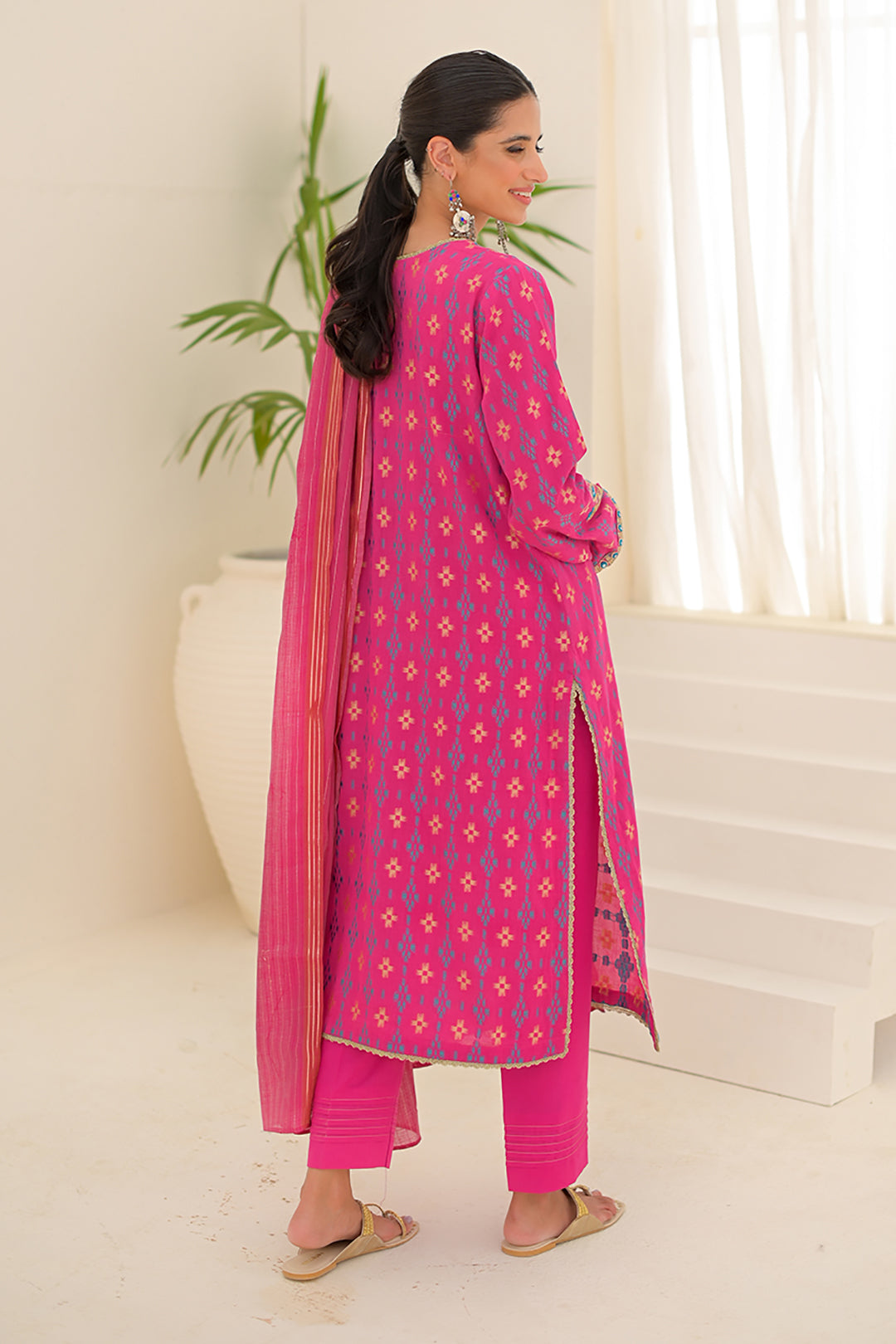 Embroidered Shirt Shalwar Dupatta - 0289