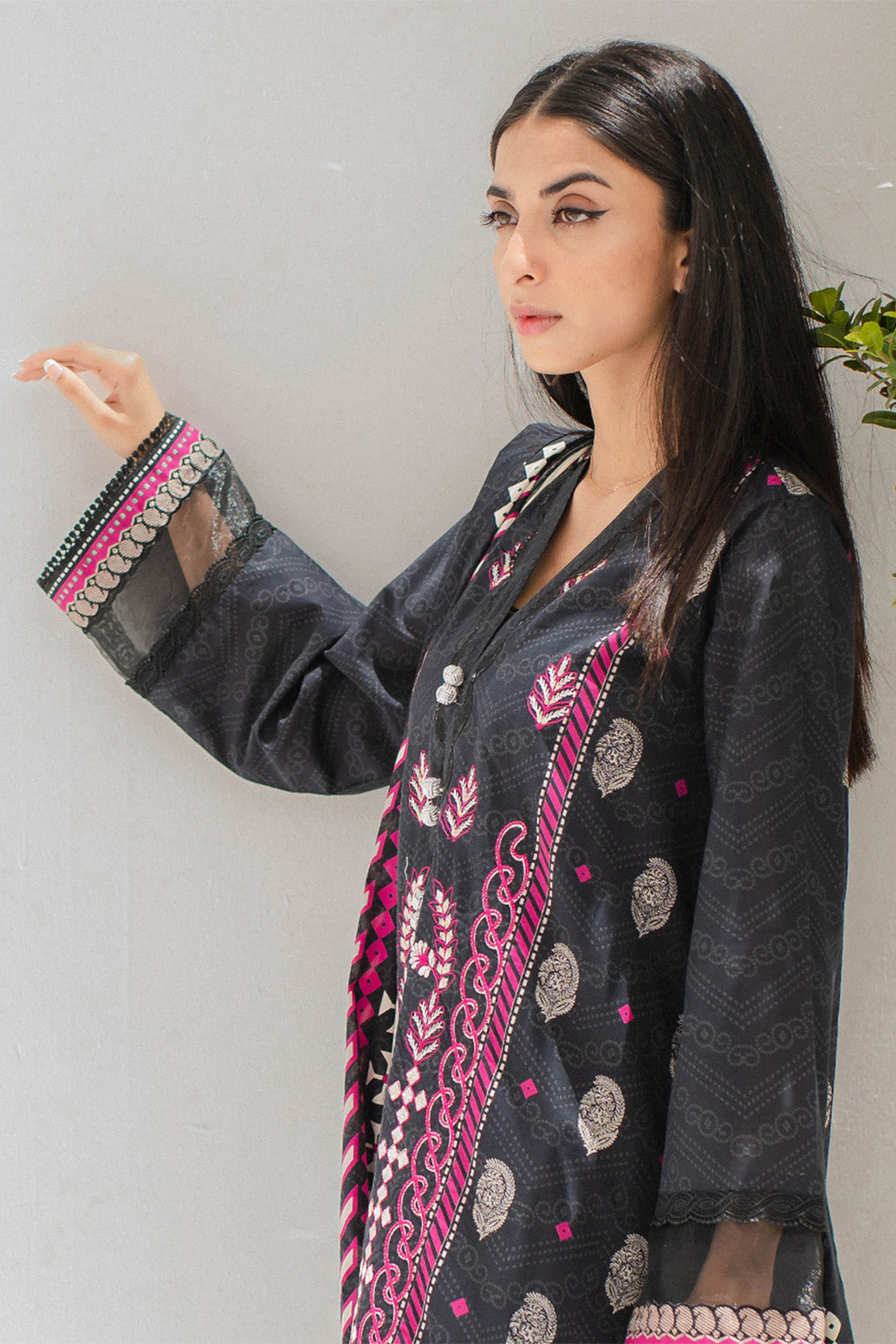 Embroidered Shirt Shalwar Dupatta - 0355