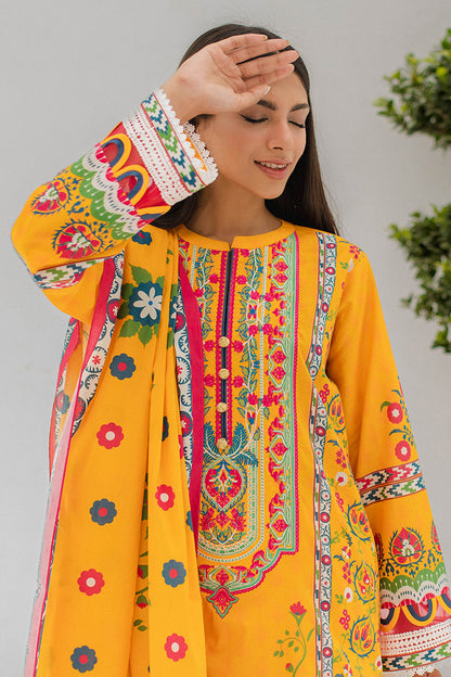 Embroidered Shirt Shalwar Dupatta - 0361