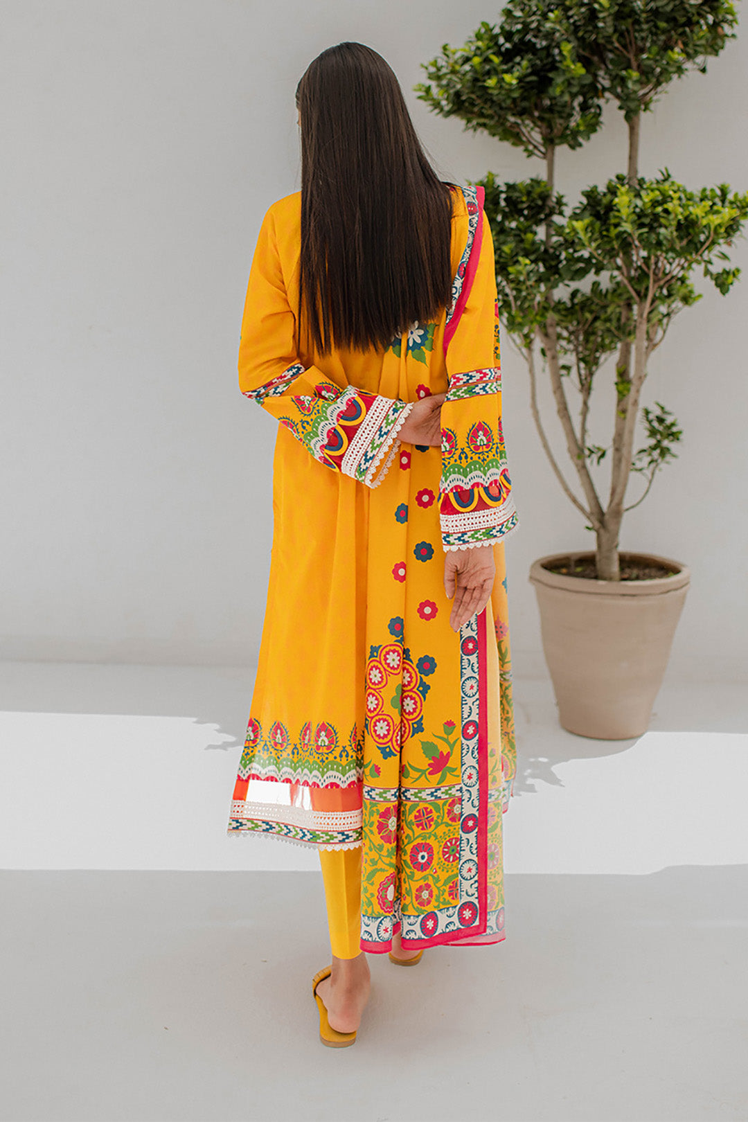 Embroidered Shirt Shalwar Dupatta - 0361