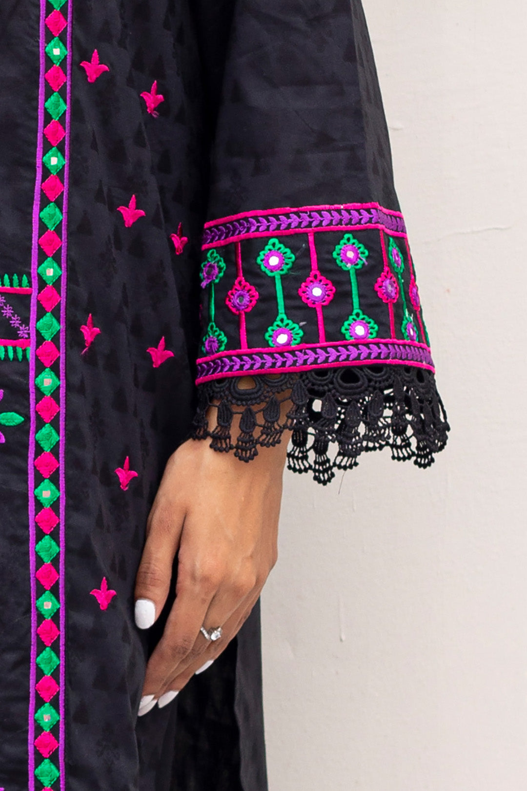 Embroidered Shirt Shalwar Dupatta - 0366