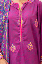 Embroidered Shirt Shalwar Dupatta - 0421
