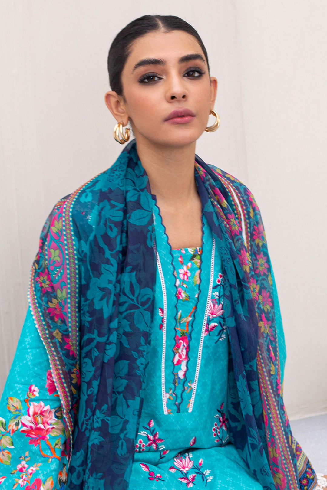 Embroidered Shirt Shalwar Dupatta - 0422