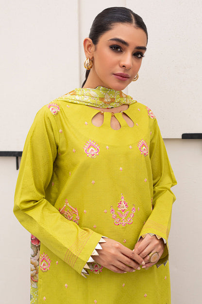 Embroidered Shirt Shalwar Dupatta - 0434