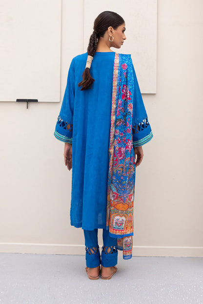 Embroidered Shirt Shalwar Dupatta - 0435