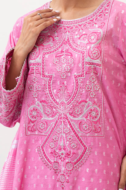 Embroidered Shirt Shalwar Dupatta - 0437