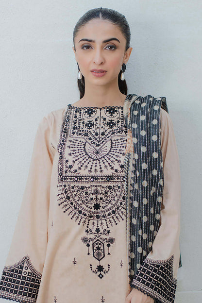 Embroidered Shirt Shalwar Dupatta - 0491