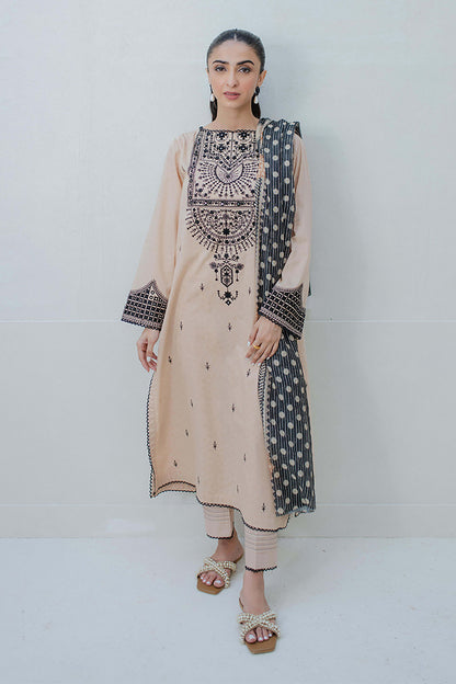 Embroidered Shirt Shalwar Dupatta - 0491