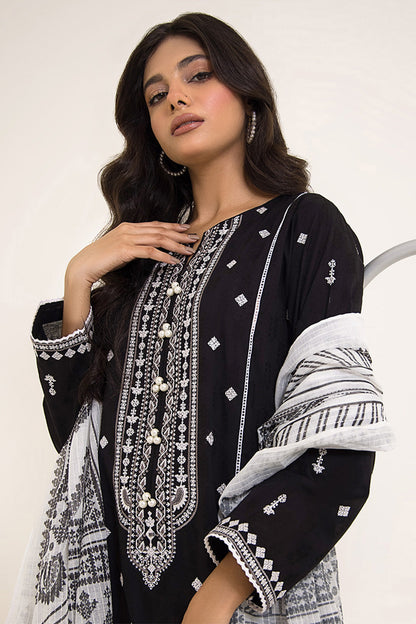 Embroidered Shirt Shalwar Dupatta - 0493