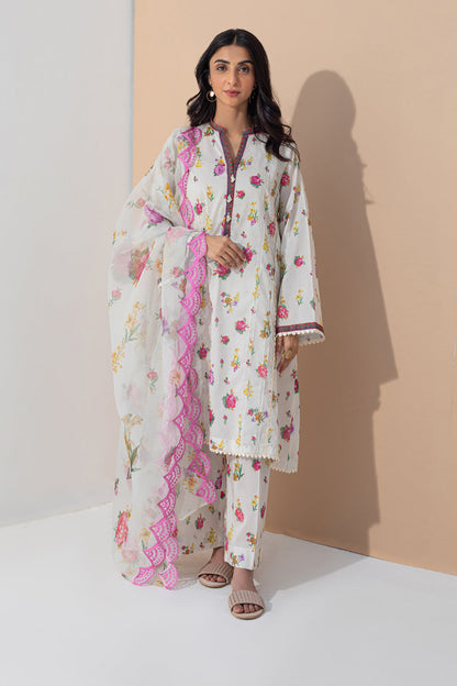 Embroidered Shirt Shalwar Dupatta - 0502