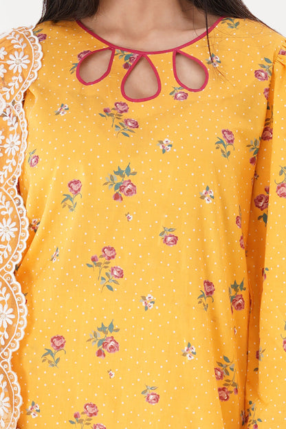 Embroidered Shirt Shalwar Dupatta - 0503