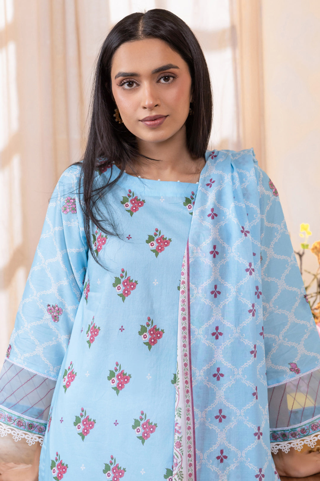 Embroidered Shirt Dupatta - 1024