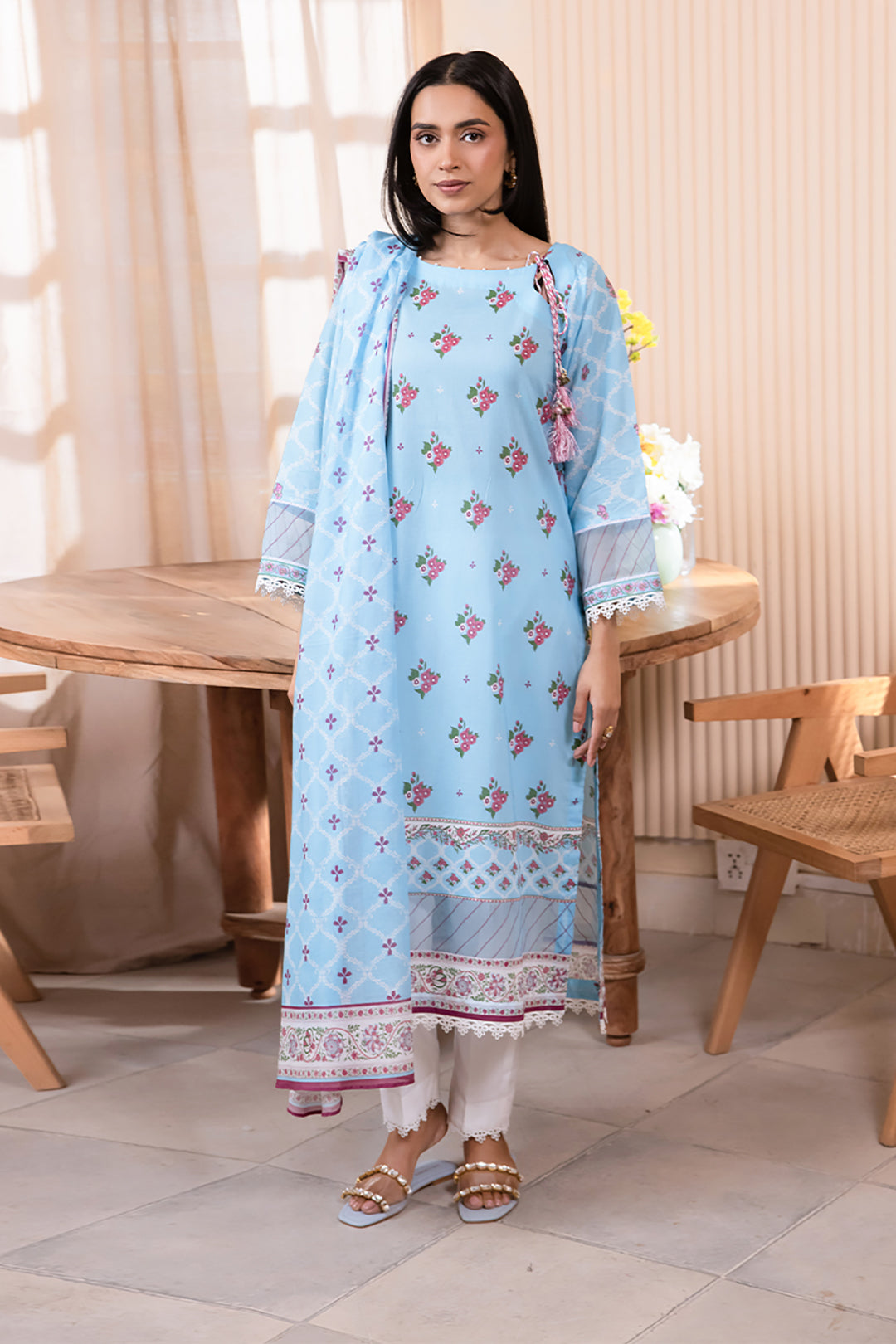 Embroidered Shirt Dupatta - 1024