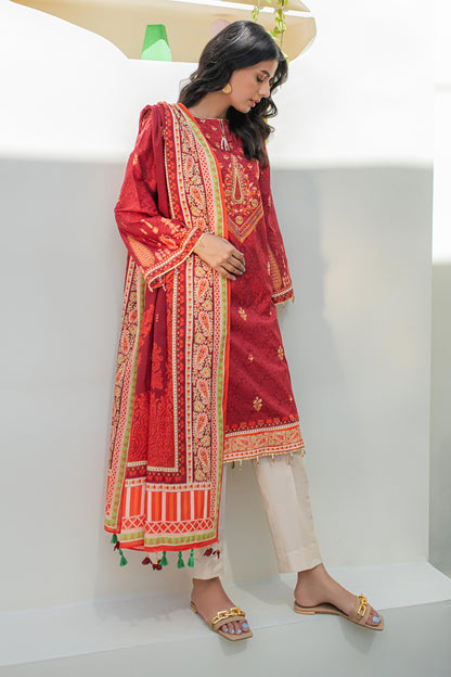 Embroidered Shirt Dupatta - 1025