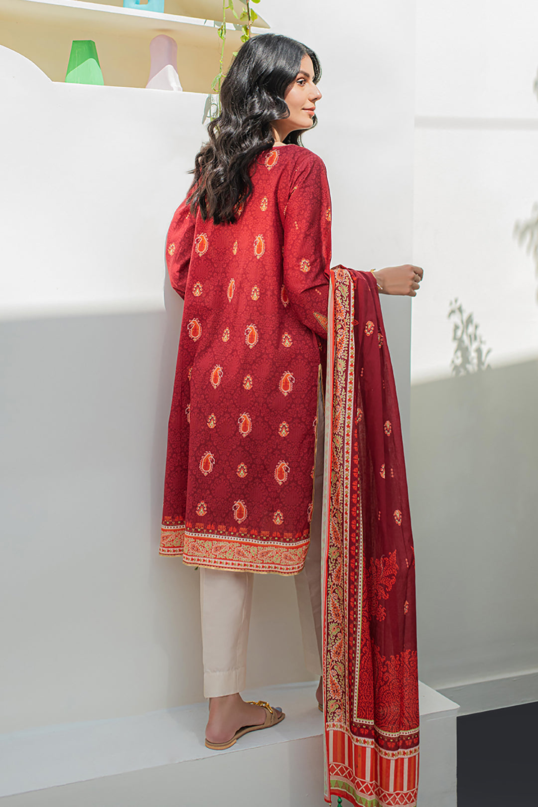 Embroidered Shirt Dupatta - 1025