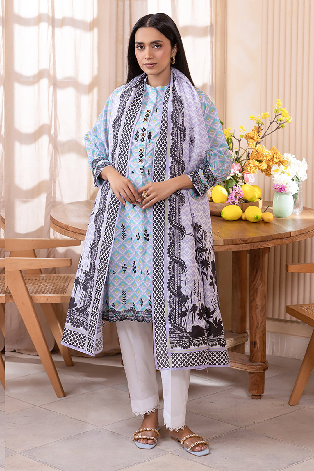 Embroidered Shirt Dupatta - 1031