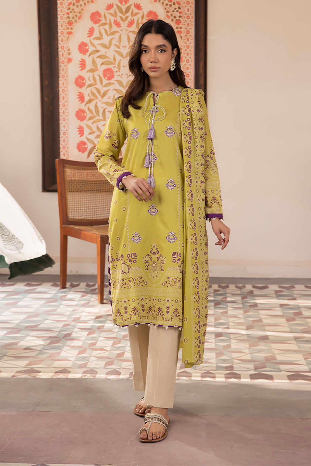Embroidered Shirt Dupatta - 1032
