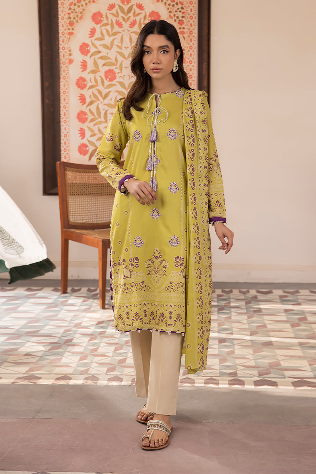 Embroidered Shirt Dupatta - 1032