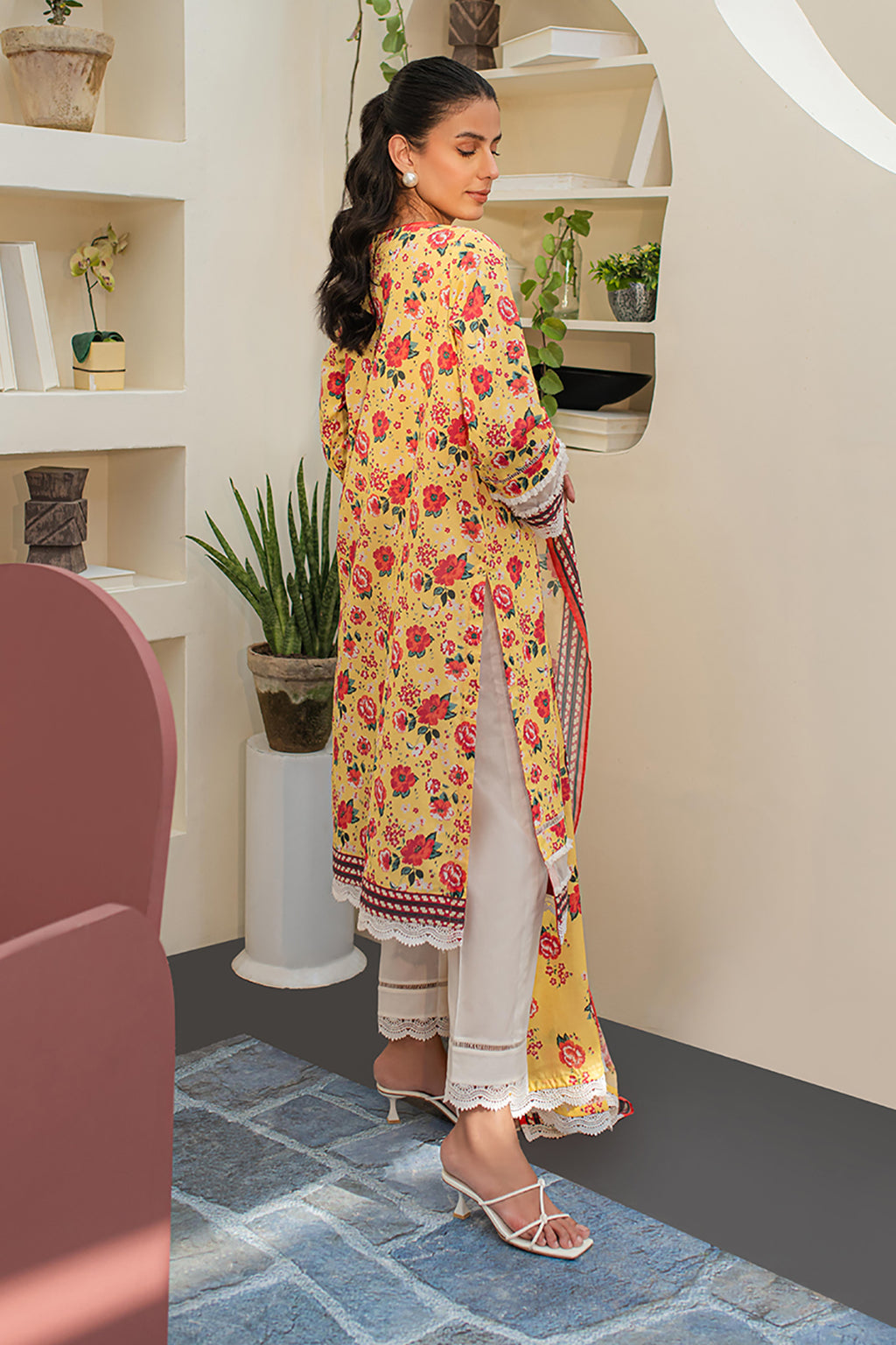 Embroidered Shirt Dupatta - 1168