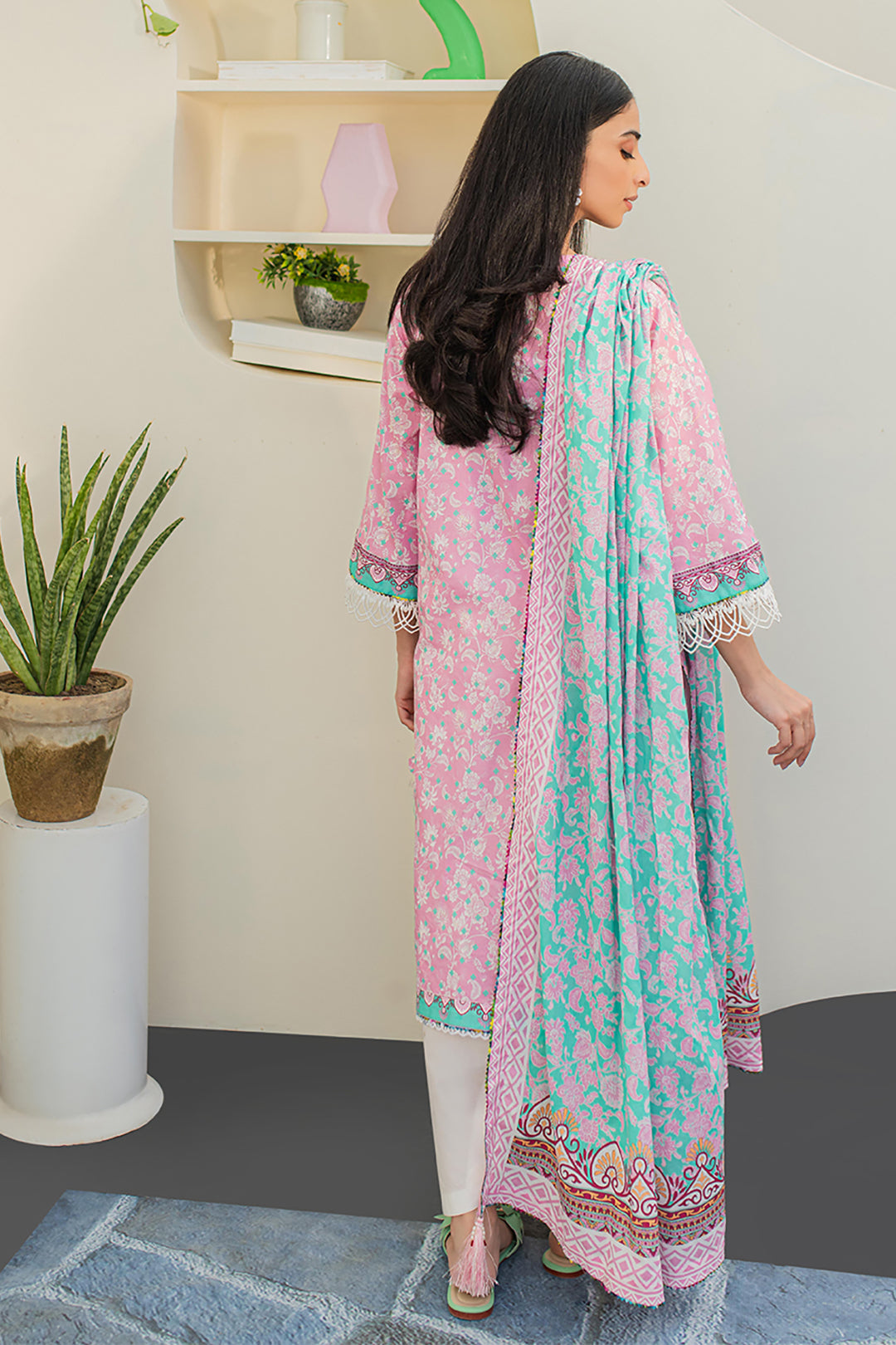 Embroidered Shirt Dupatta - 1175