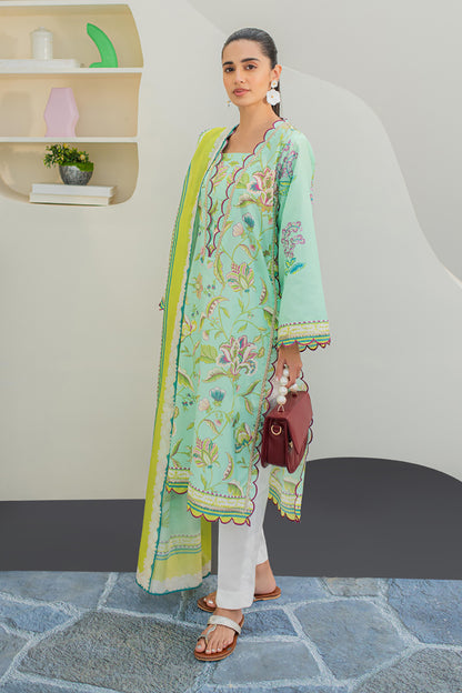 Embroidered Shirt Dupatta - 1179