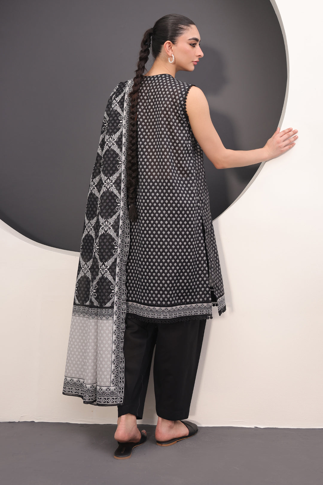 Embroidered Shirt Dupatta - 1497