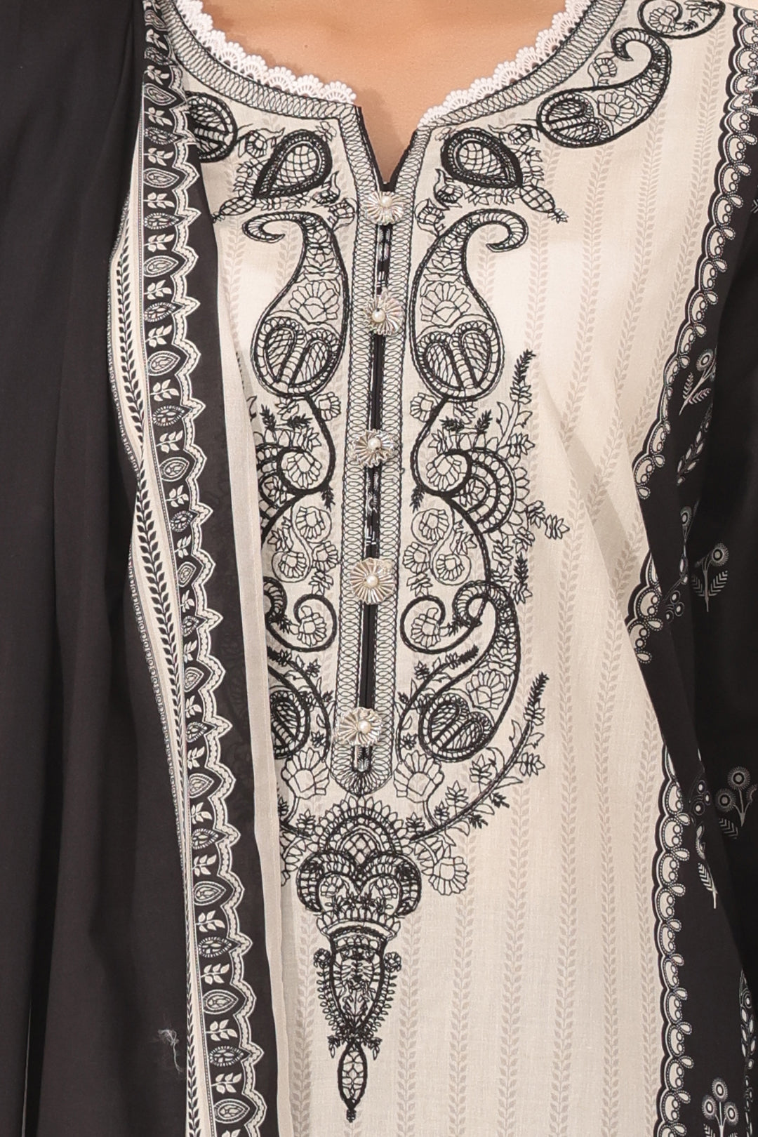 Embroidered Shirt Dupatta - 1499