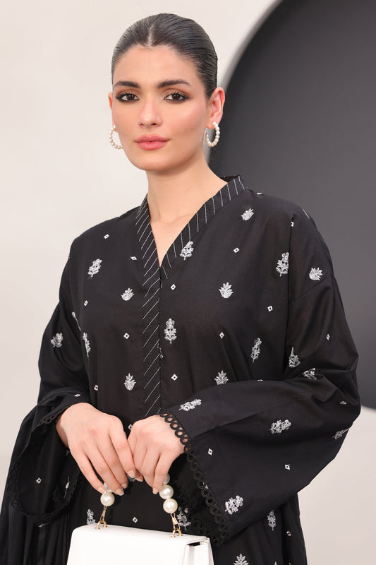 Embroidered Shirt Dupatta - 1500