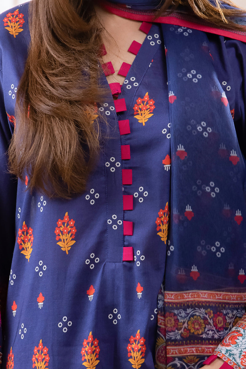 Embroidered Shirt Dupatta - 1619