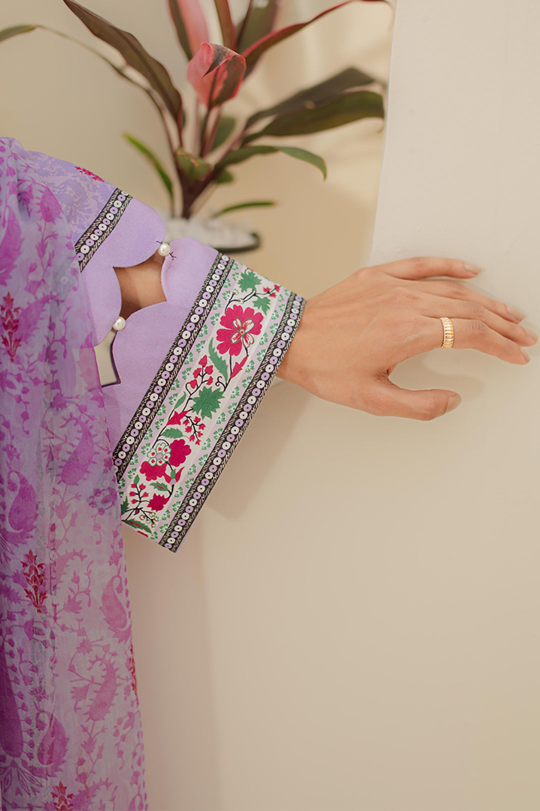 Embroidered Shirt Dupatta - 1659