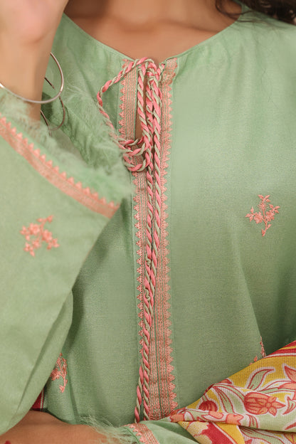 Embroidered Shirt Dupatta - 1660