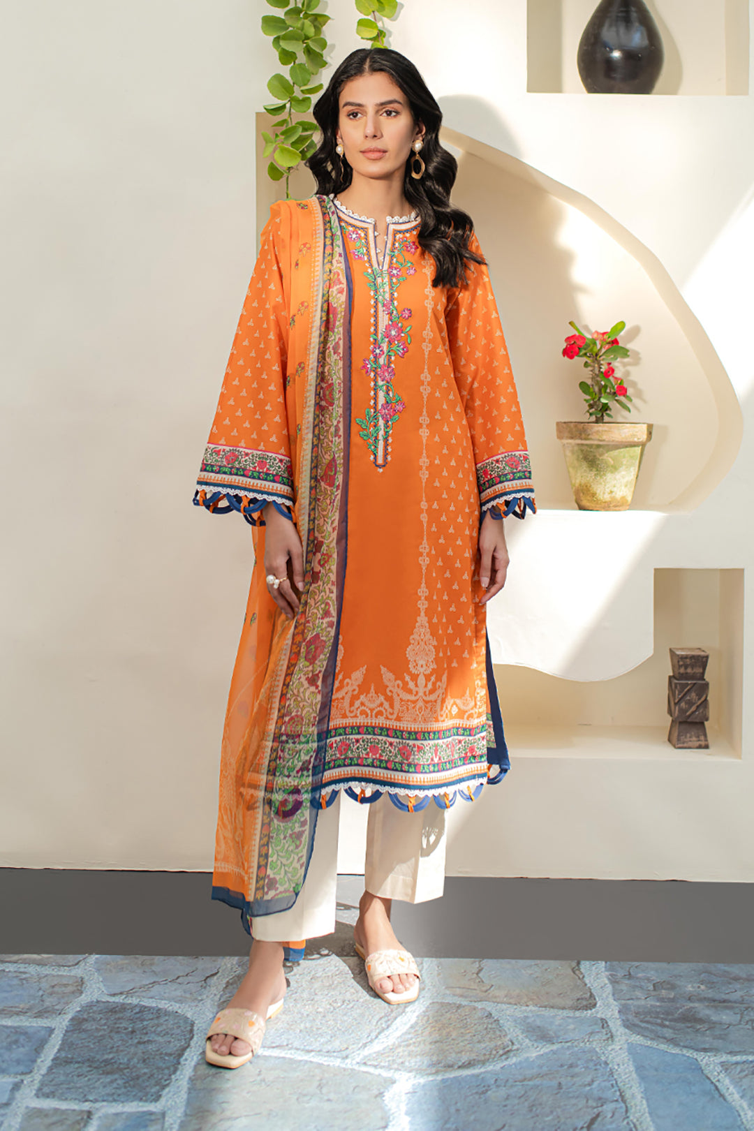 Embroidered Shirt Dupatta - 1661