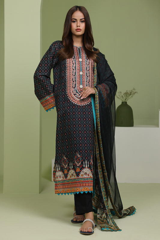 Embroidered Shirt Dupatta - 1689