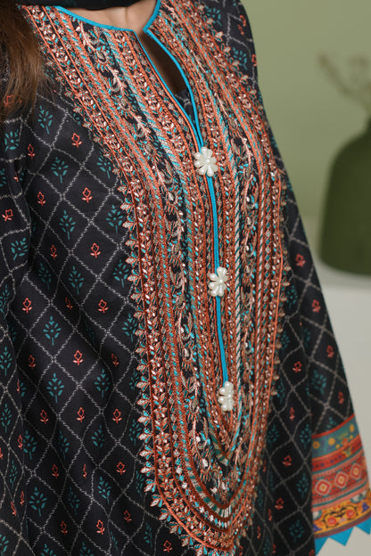 Embroidered Shirt Dupatta - 1689