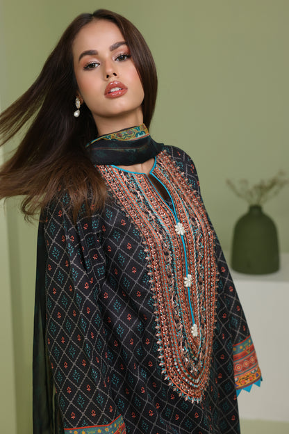 Embroidered Shirt Dupatta - 1689