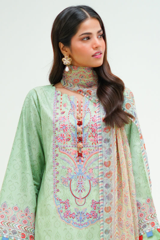 Embroidered Shirt Dupatta - 1715