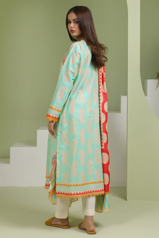 Embroidered Shirt Dupatta - 1716