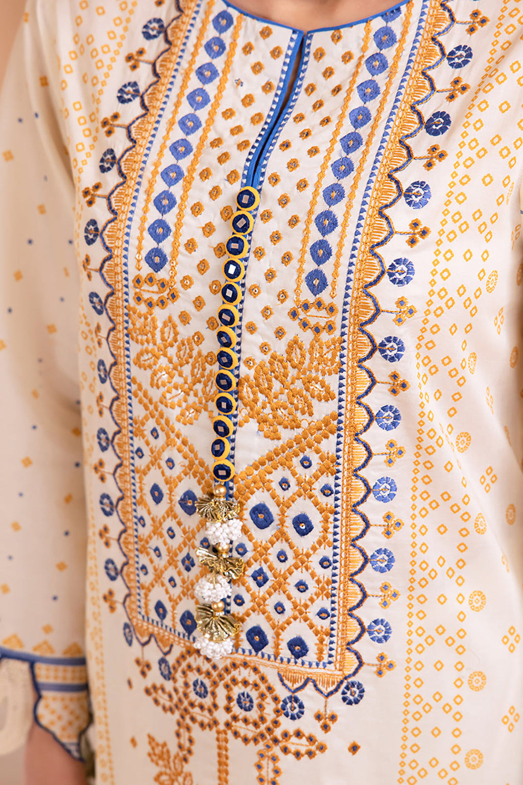Embroidered Shirt Shalwar Dupatta - 1101