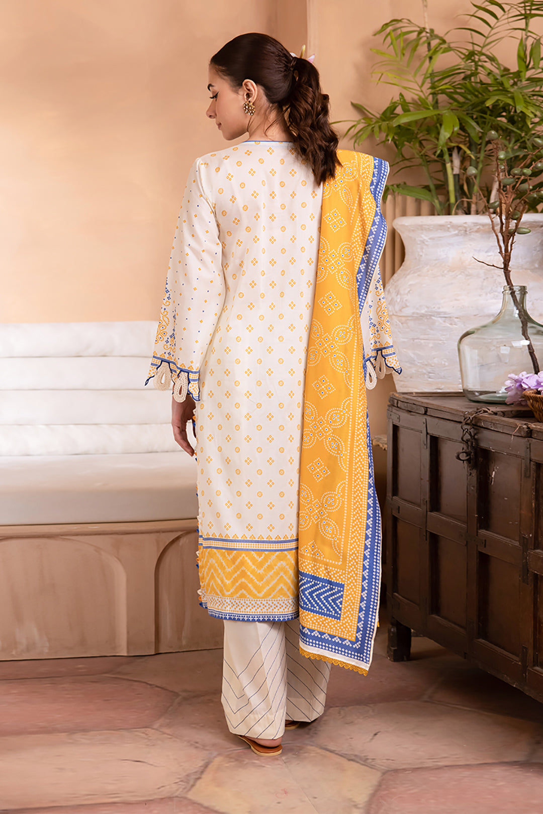 Embroidered Shirt Shalwar Dupatta - 1101