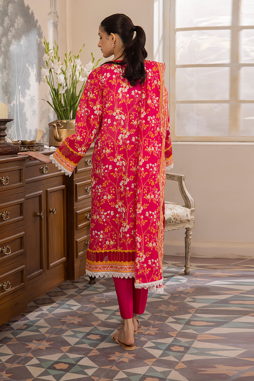 Embroidered Shirt Shalwar Dupatta - 1102