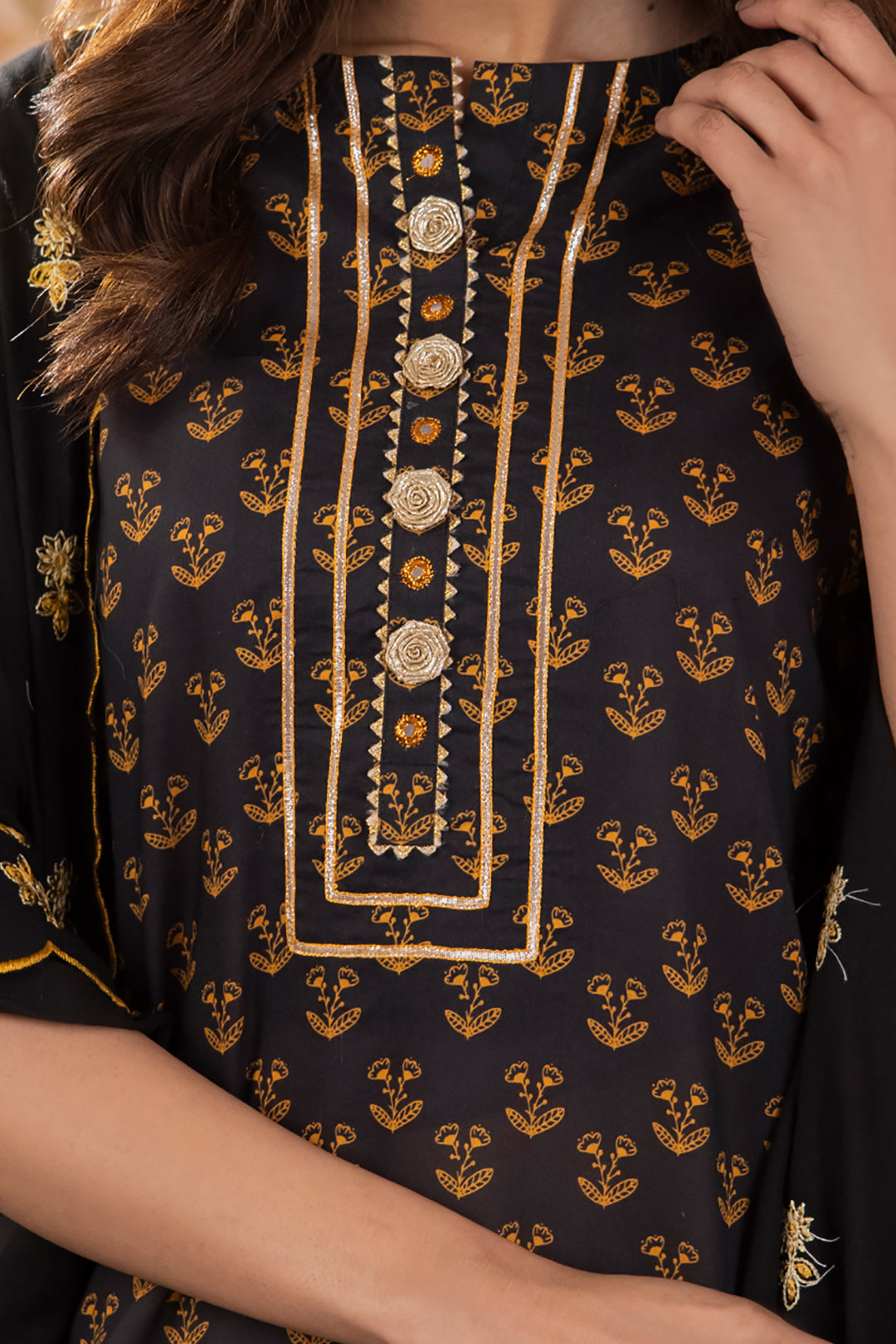 Embroidered Shirt Shalwar Dupatta - 1107