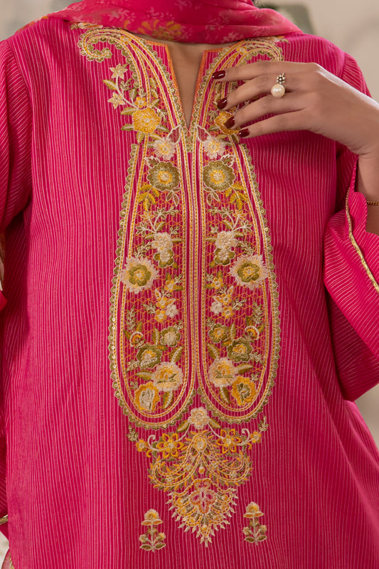 Embroidered Shirt Shalwar Dupatta - 1116