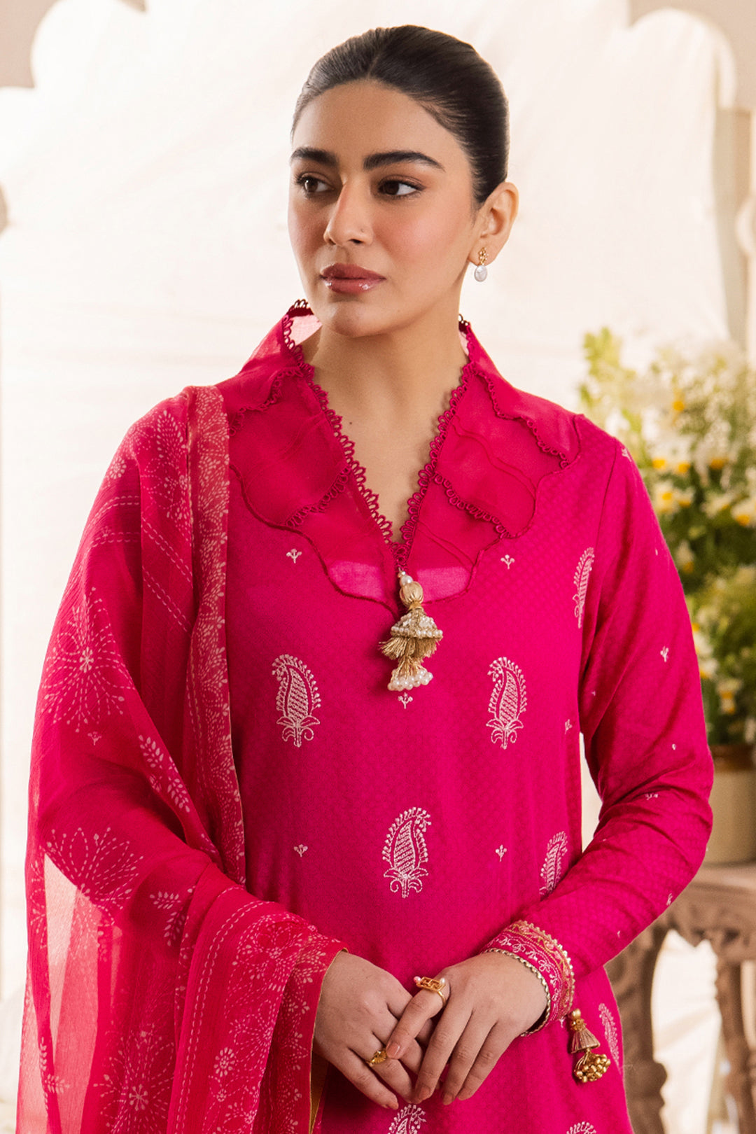 Embroidered Shirt Shalwar Dupatta - 1118