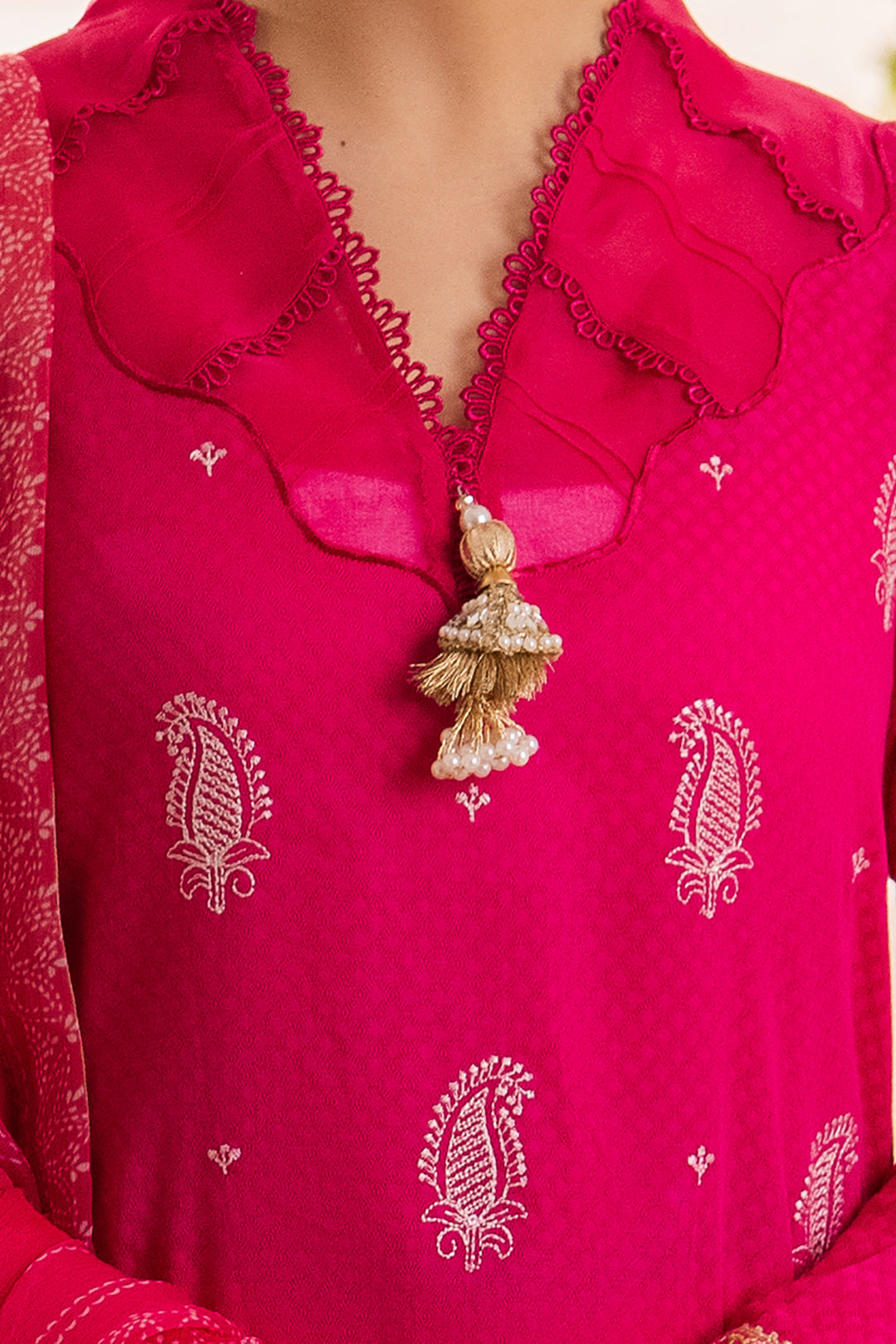 Embroidered Shirt Shalwar Dupatta - 1118